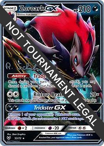 Pokemon World Championship Decks Zoroark GX 53/73