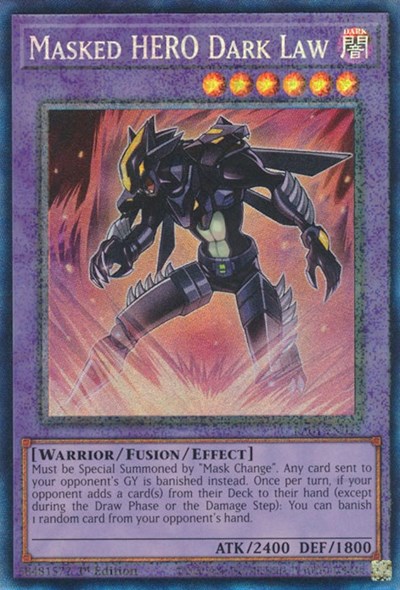 YuGiOh 25th Anniversary Rarity Collection Masked HERO Dark Law (PCR ...