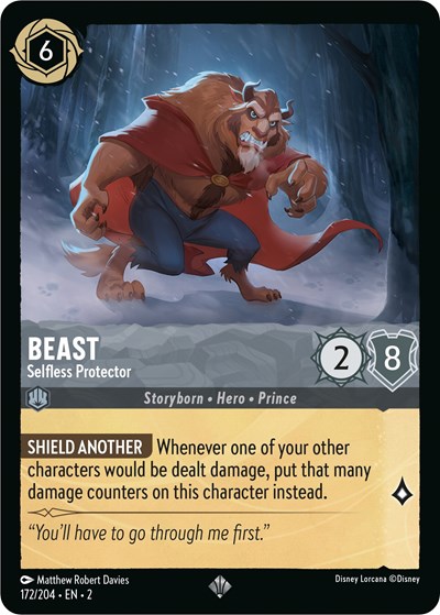 Lorcana Rise of the Floodborn Beast - Selfless Protector 172/204